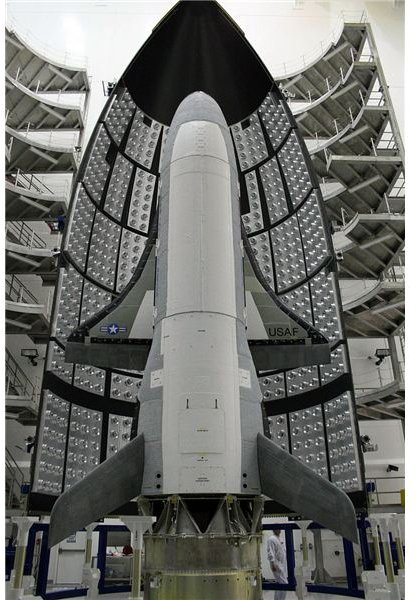 Boeing X-37B Inside Payload Fairing Before Launch