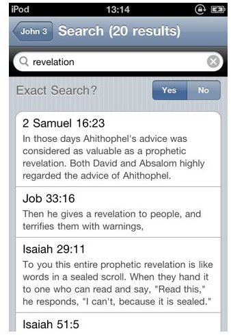 Holy Bible iPhone App