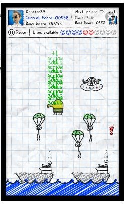 Parachute Panic Review for Windows Phone