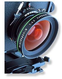 Large format camera lens