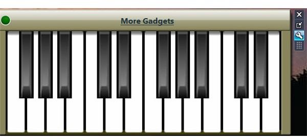 Piano Win 7 Gadget