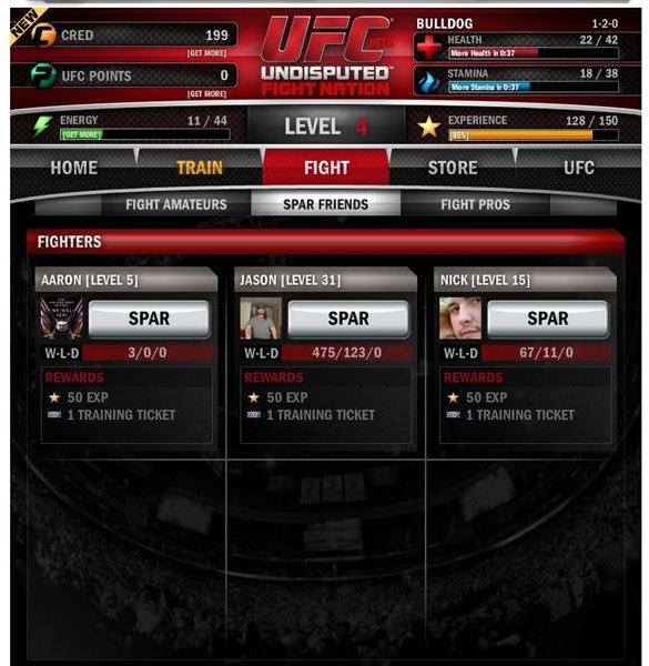 UFC Undisputed Fight Nation Game Guide - Become a champion on Facebook