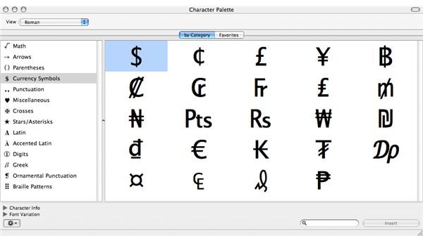 currencysymbolsmac