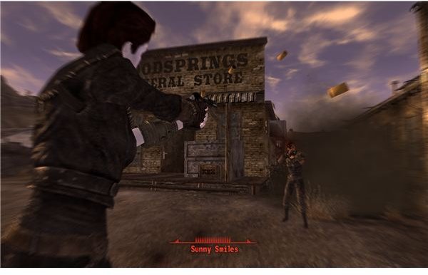Fallout: New Vegas Walkthrough - Run Goodsprings Run - Killing Trudy and the Goodsprings Militia