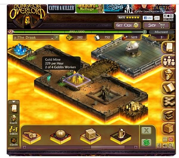 Facebook Games: Dungeon Overlord Game Guide