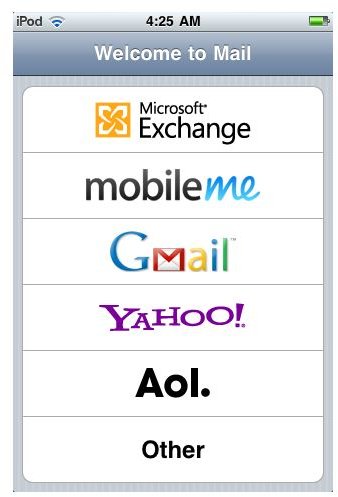 Select Your Email Provider