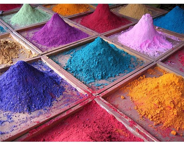 Indian pigments.
