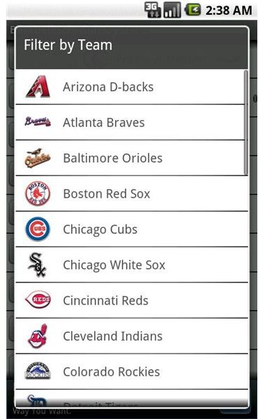 Android Apps for the Washington Nationals