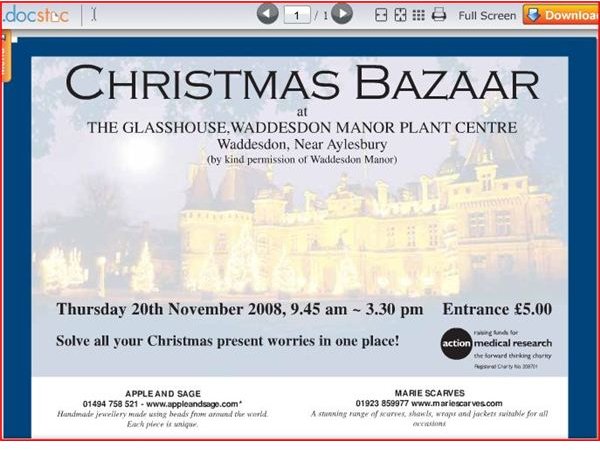 Bazaar Flyer, Decorative