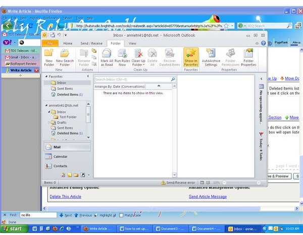 Outlook 3rd screenshot