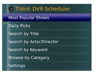 Tivo Screenshot