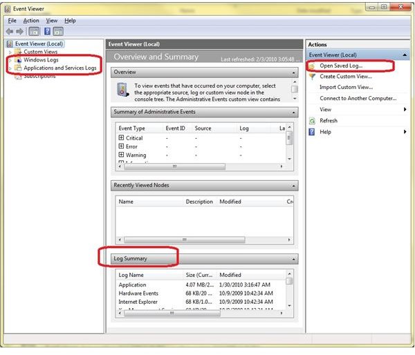 Event Viewer-Log