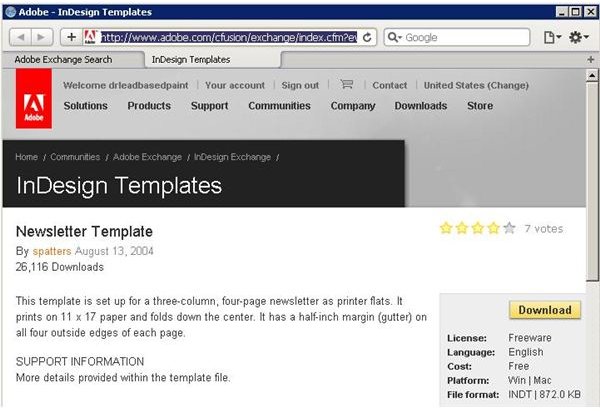 adobe pagemaker newsletter templates