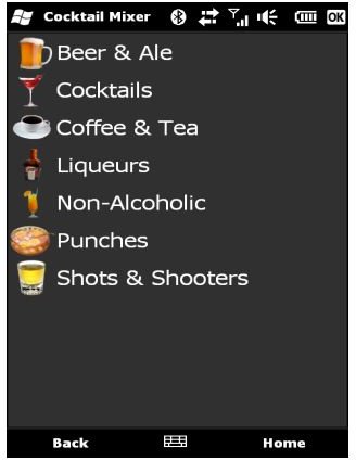 Cocktail Mixer Screenshot