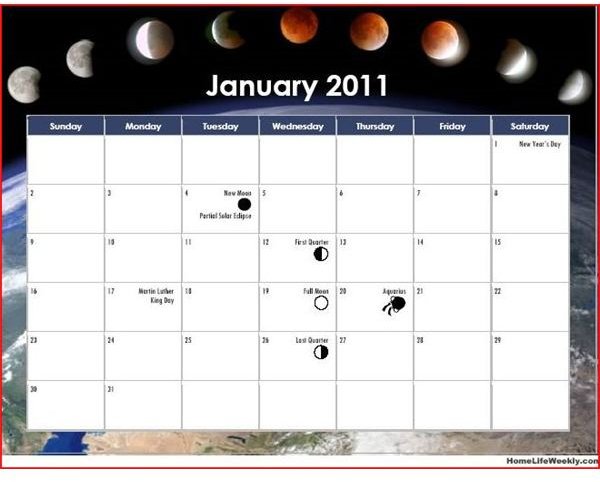 Printable Lunar Calendars: 5 Viable Options