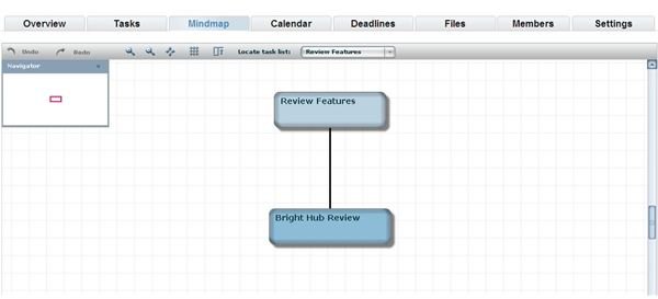 Screenshot Dooster Mind Map Tool