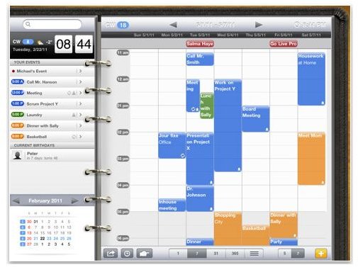 Handwriting Calendars for iPad: Three Great Choices