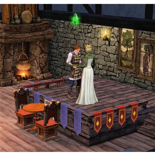 The Sims Medieval Bard Performing Play