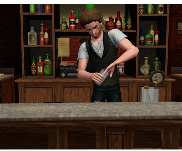The Sims 3 Late Night: moonlighting