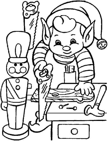 6100 Top Free Christmas Coloring Pages Elf , Free HD Download