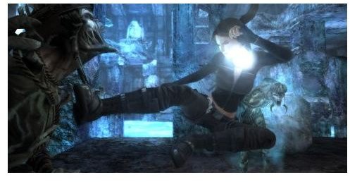 This time Lara grabs the three Power Stones