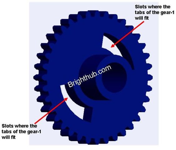 Anti Backlash Gear ProE Model 14