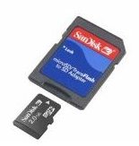 Sandisk 2GB MicroSD TransFlash Memory Card 