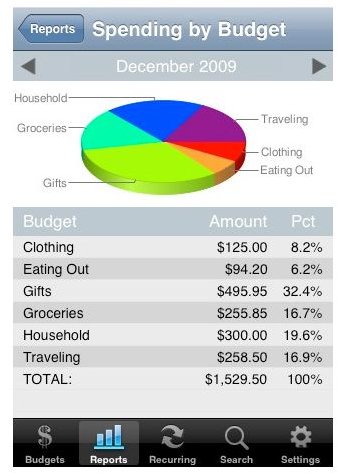 Ace Budget Lite Report