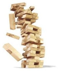 Jenga Game in Motion