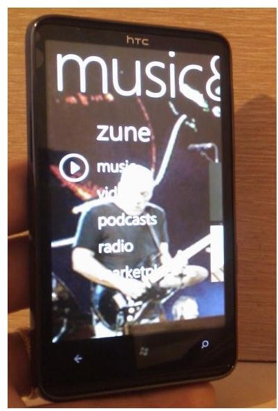 Accessing the "Zune Phone" Windows Phone 7 Music Store