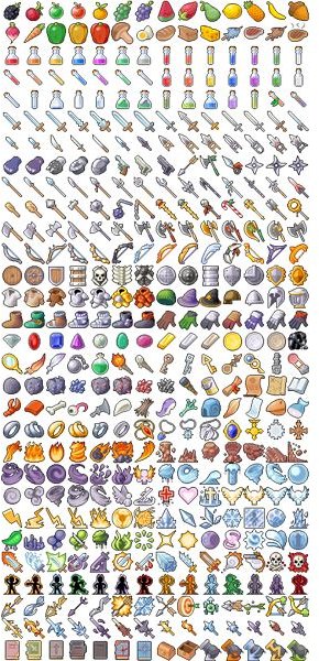 rpg maker vx ace ff7 iconset