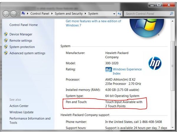 How to use Windows 7 touch screen features - Touch Points