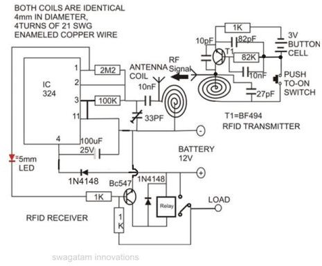 RFID Circuit Diagram, Image