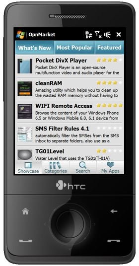 OpnMarket is the Windows Mobile marketplace from FreewarePocketPC.net