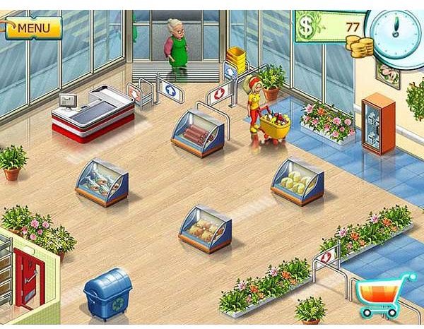 Grocery Shopping is fun in Supermarket Mania 2