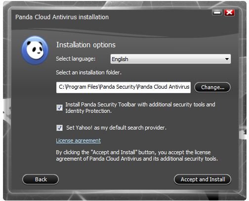 Panda Cloud AV Installer Options