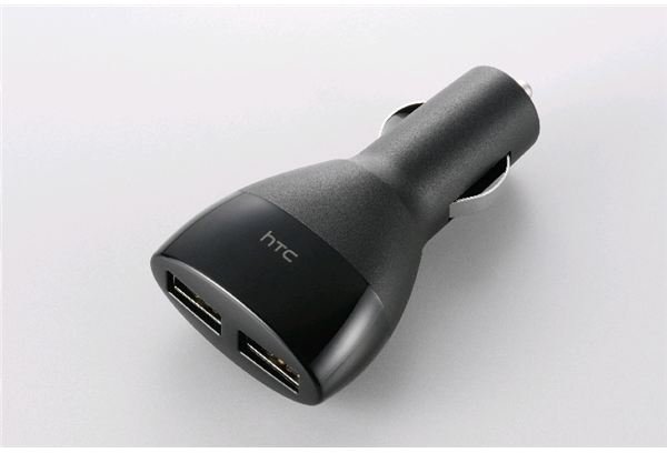 2-Slot USB Car Charger + microUSB Cable 