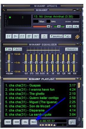 WinAmp Create HTML Playlist