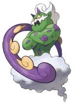 Pokemon Black Tornadus and Pokemon White Thundurus