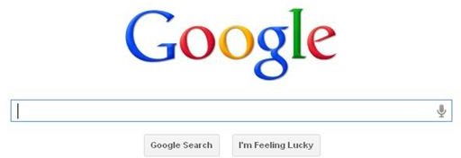 Screenshot Google Home Page