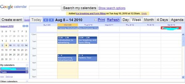 Adding Google Calendar Events to SharePoint