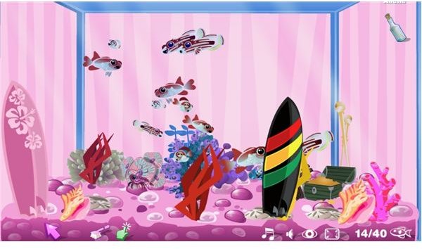 happy fish dream aquarium crab game