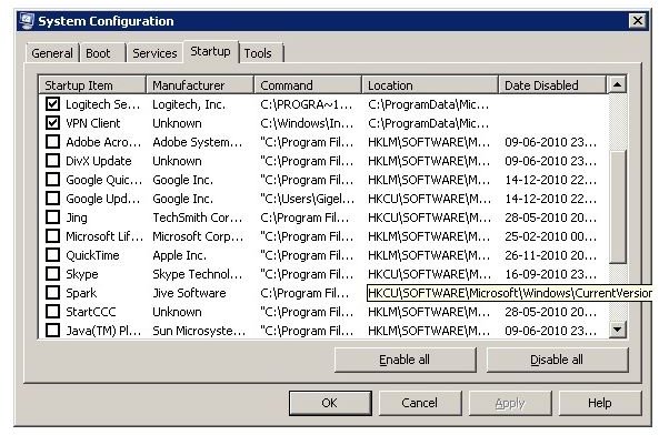 MsConfig