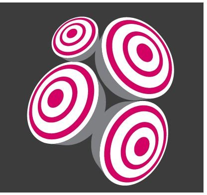 3D bullseyes ©Adam Woodhouse (https://www.adamwoodhouse.co.uk/) Used under Creative Commons license.