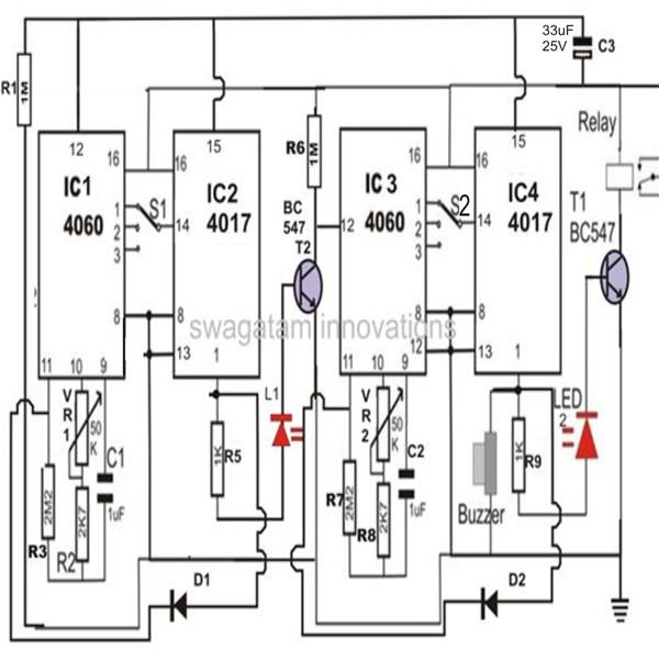 Build a Two-Stage Programmable Timer Counter Circuit