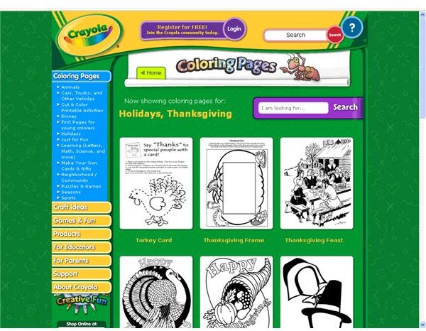 Thanksgiving Coloring Sheets: Great Resources for DTP Projects - Bright Hub