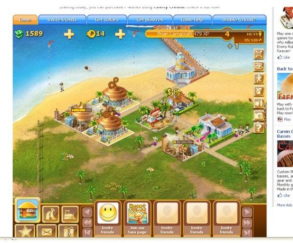 Facebook Game Review: Resort World - Build your resort on Facebook