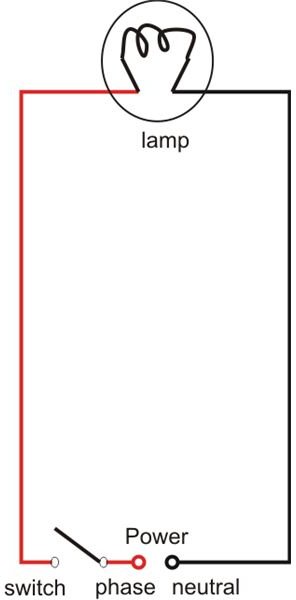 Standard Lamp Switch Wiring Diagram