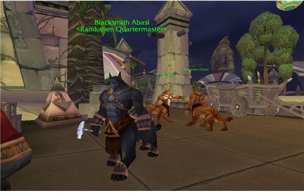 World of Warcraft Ramkahen Quartermaster: Location and Complete Item Listing