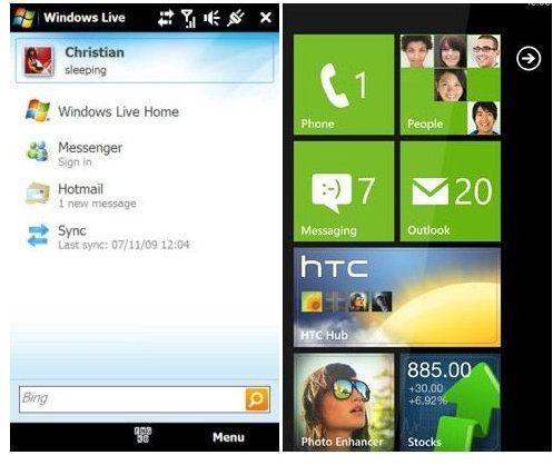 By upgrading from Windows Mobile to Windows Phone 7, you get a better mobile OS